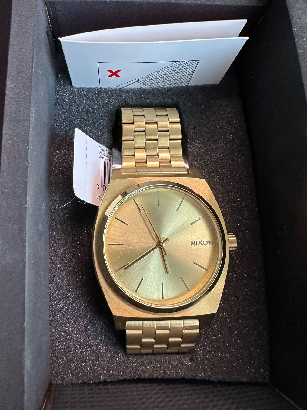 Nixon Orologi: Nixon Time Teller Uhr - Gold – Usato da Grenchen venduto da redstar03