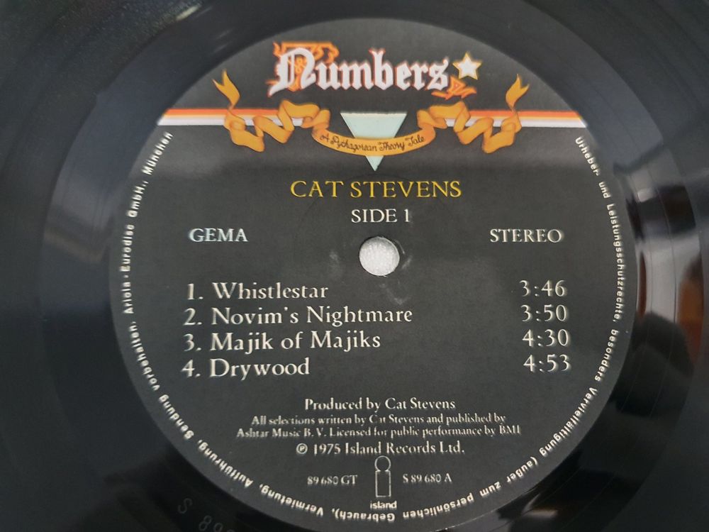 Cat Stevens Numbers (A Pythagorean Theory Tale) Kaufen auf Ricardo