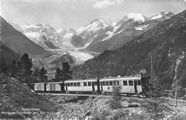 Berninabahn Morteratschgletscher