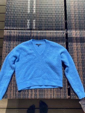 Pullover bleu femme taille xs