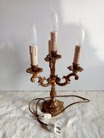 4 Flammige Vintage Messing Lampe 1800 Gr.