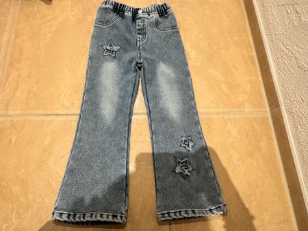 NWT gefütterte Flared Jeans, 7J 122