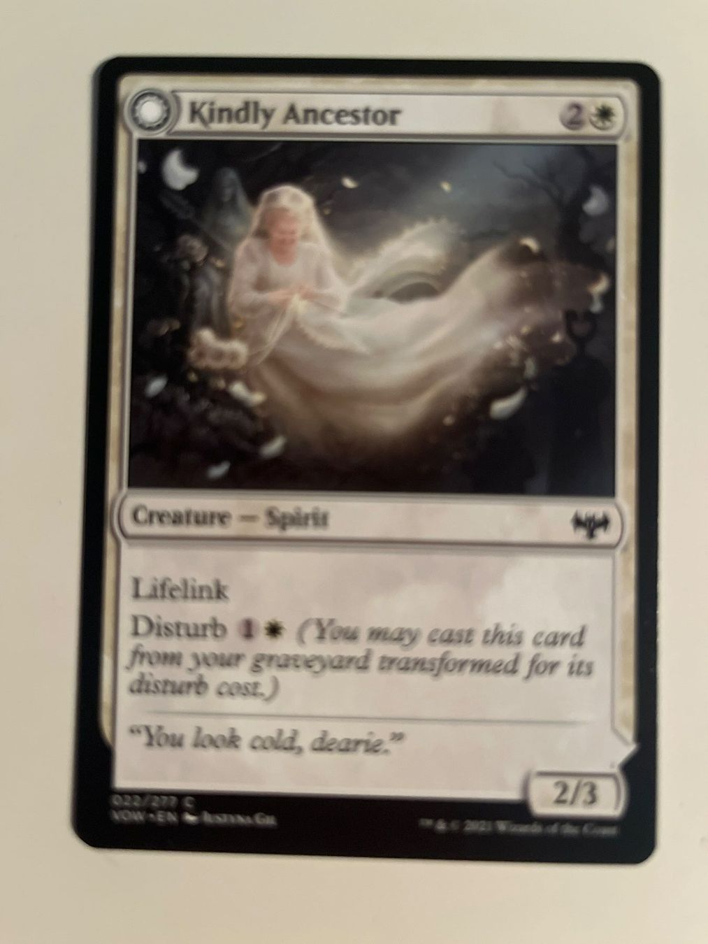 Magic The Gathering Carte collezionabili: 1 x Kindly Ancestor - Magic: The Gathering - MtG – Usato da Kriens venduto da Shadi1980