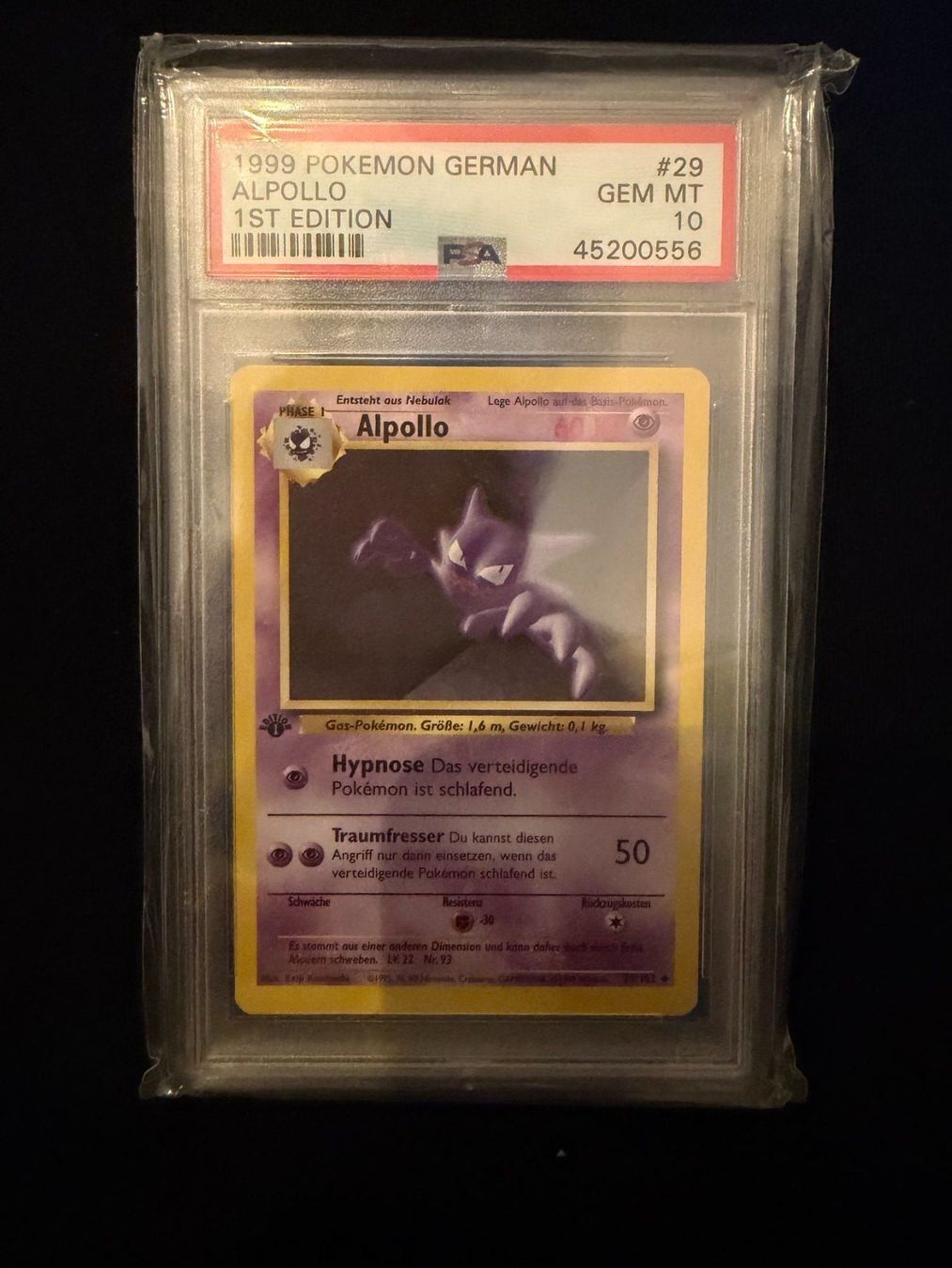 Pokémon Carte collezionabili: PSA 10 Alpollo 29/102 Basis Set 1. Edition Deutsch – Usato da Würenlos venduto da mbumech
