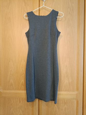 Zalando Business Casual Kleid Grau Grösse S