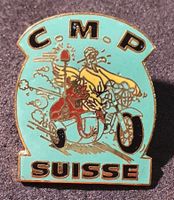 GG290 - Pin Polizei Police Genf Genève - CMP Suisse Motorrad