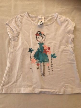 Mädchen T-Shirt mit Lady 110