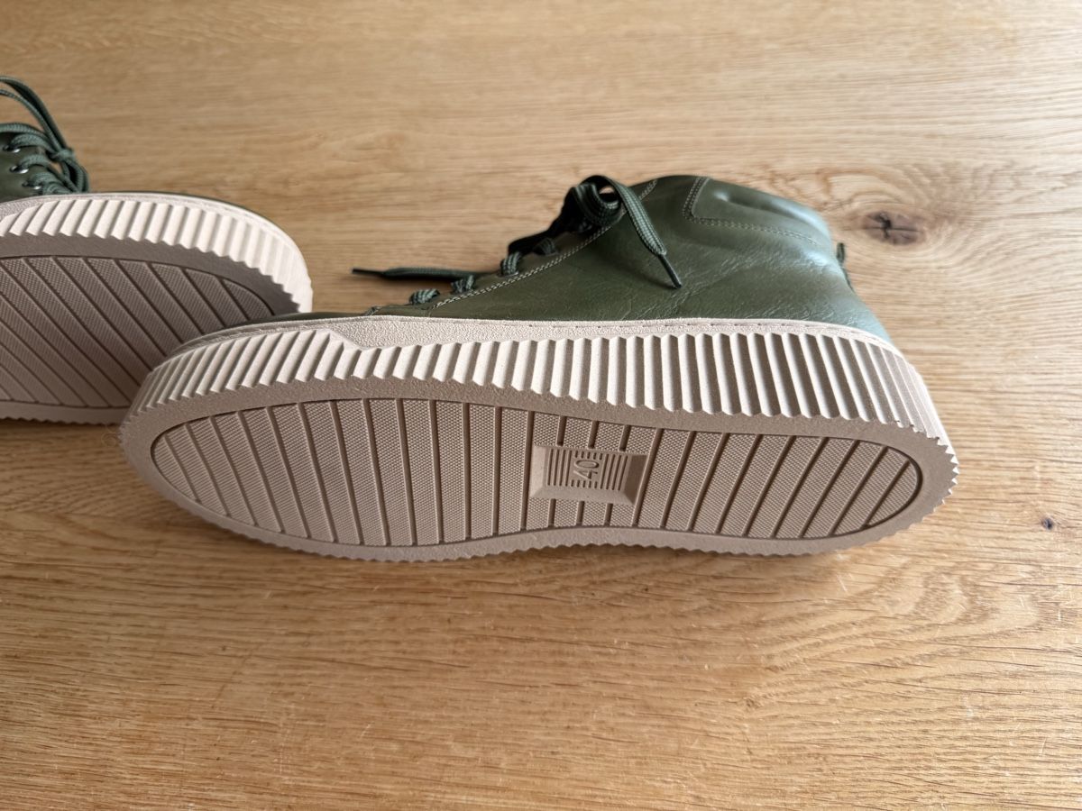 Scarpe da donna: Lederboots dunkelgrün Gr 40 – Usato da Allschwil venduto da Frida015 6