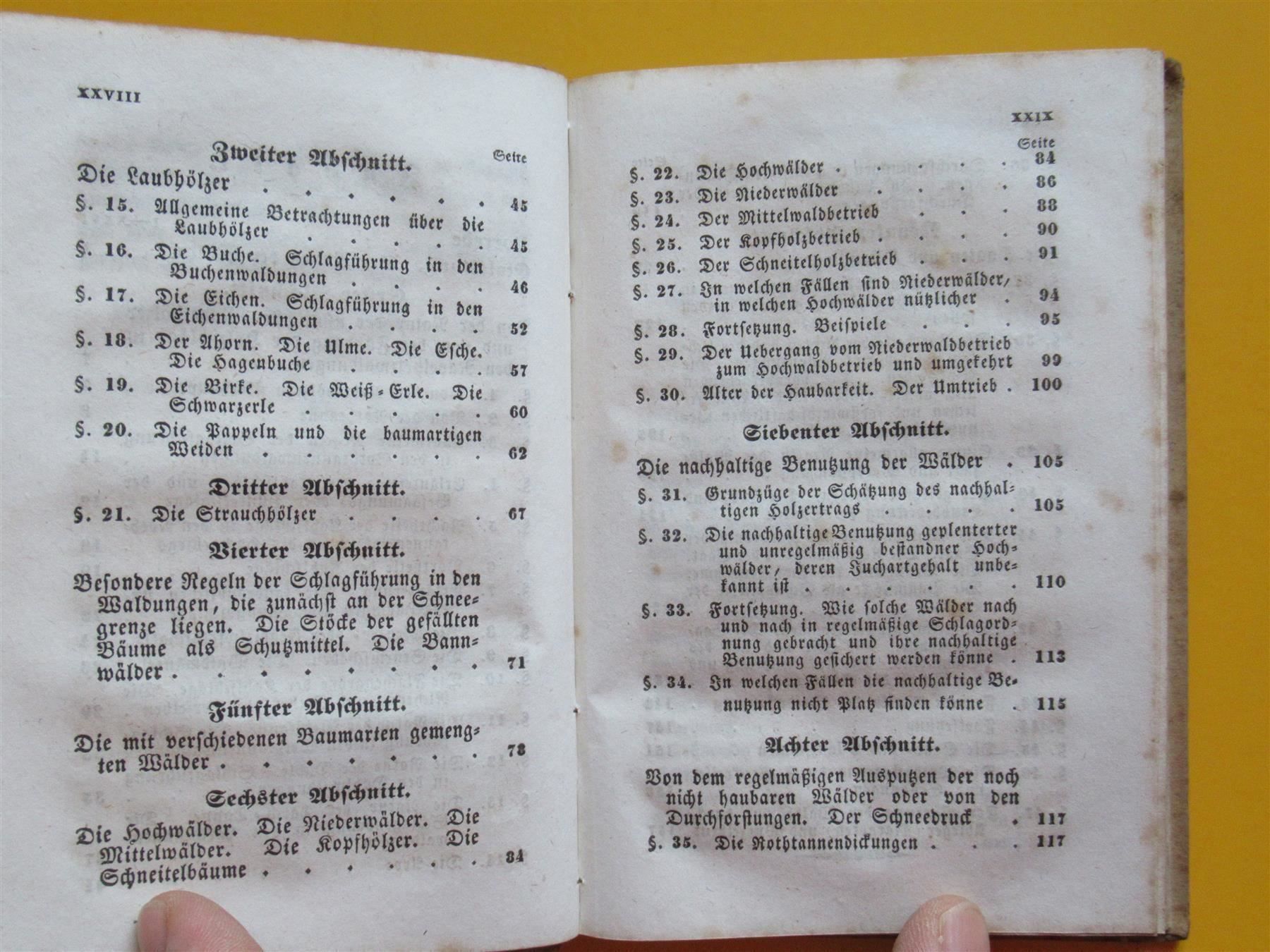 Livres: Kasthofer Behandlung der Wälder 1846 RAR – D'occasion à Adliswil par buch_und_kunst 4