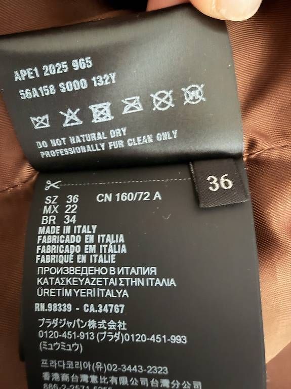 Mäntel: Prada Lammfell Mantel – Neu und originalverpackt aus Adligenswil von TST04 3