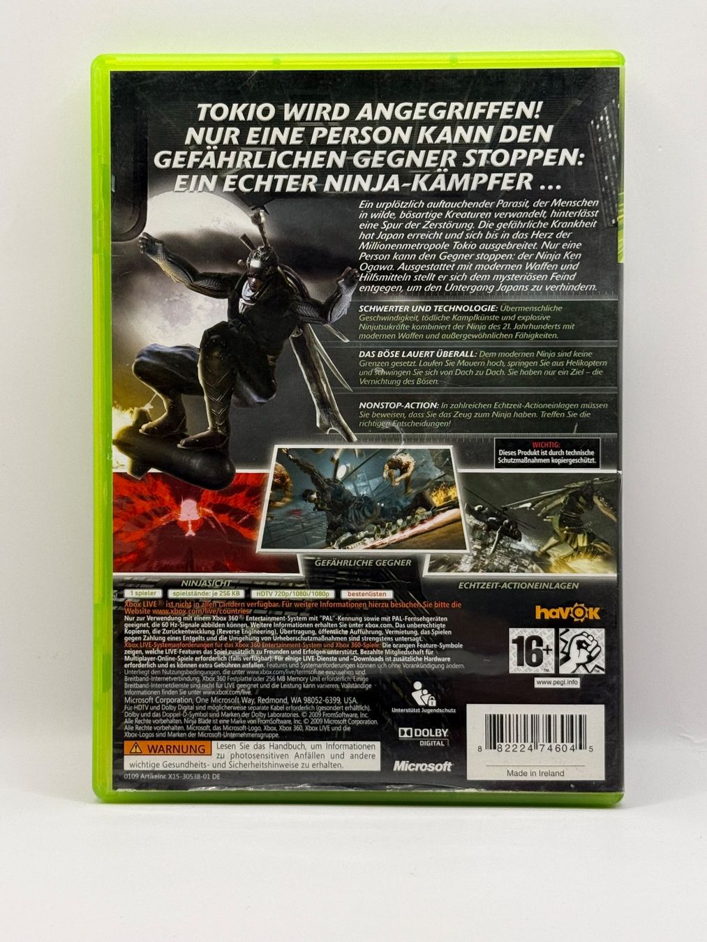 Giochi: Ninja Blade - XBOX 360 - CIB – Usato da Dietikon venduto da gab_qz7y 1