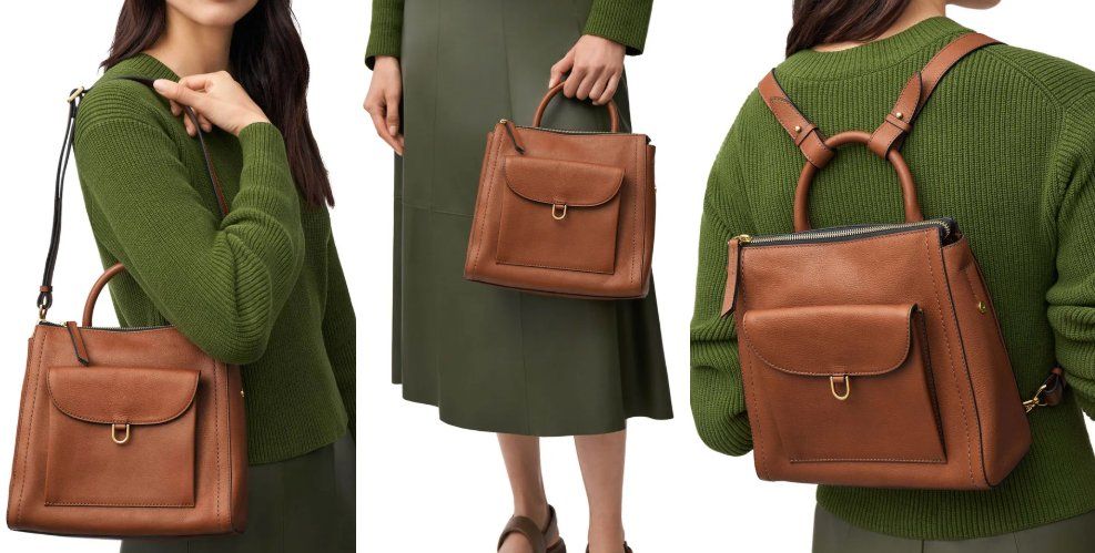 Fossil Borse da donna: Fossil "Parker" Tagesrucksack / Handtasche – Usato da Eschenbach LU venduto da Kolibrii