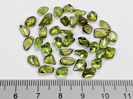 Peridot/Olivin 5 bis 10mm, 25.15ct 38Stk.