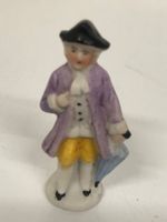 Vintage - Miniatur-Porzellanfigur - Mann mit Regenschirm