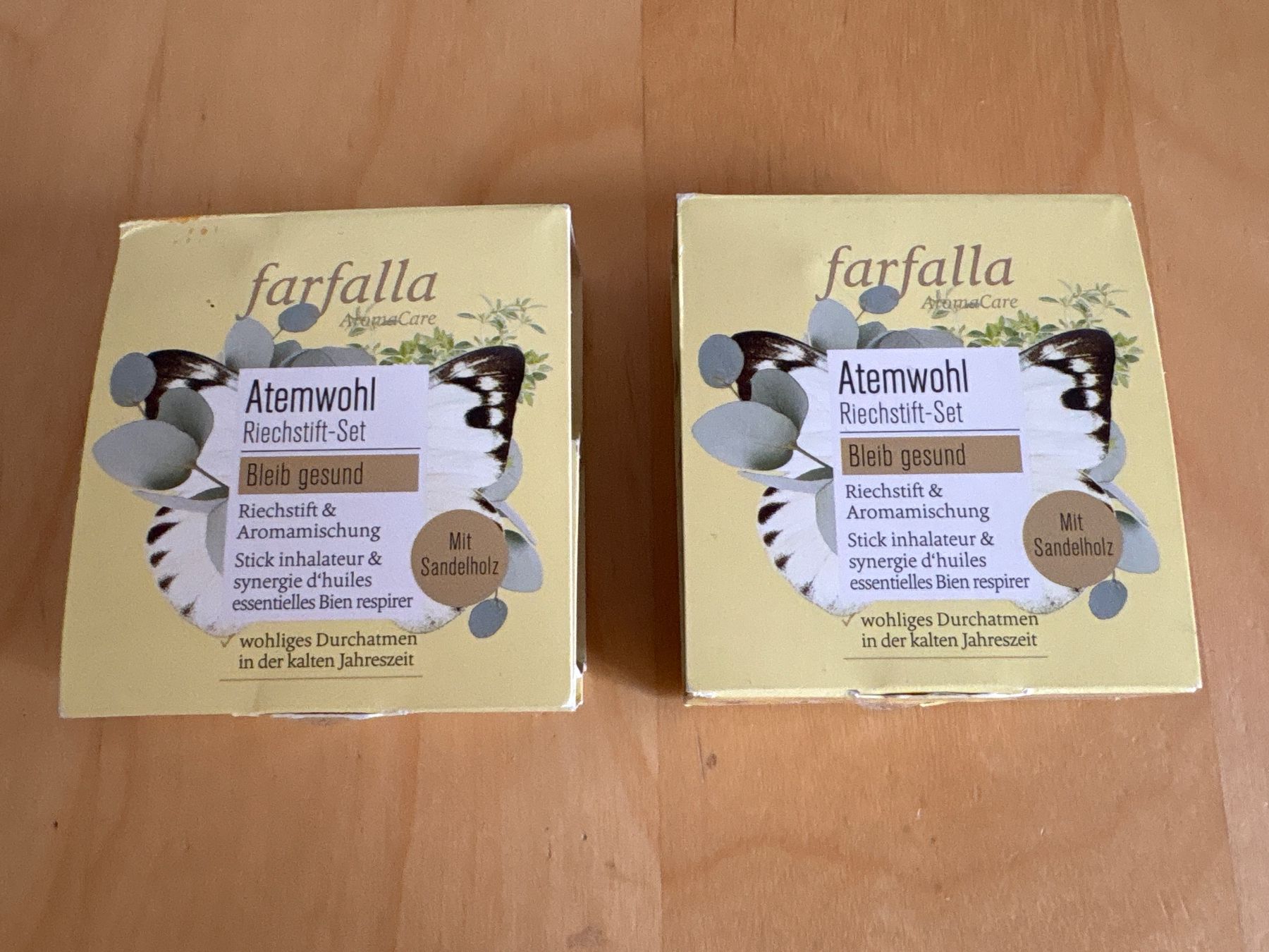 Farfalla Diffusori di oli essenziali: Farfalla Atemwohl Riechstick-Set neu – Nuovo e nell'imballaggio originale da Cernier venduto da dec_2xwb