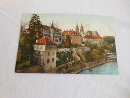 Ansichtskarte Basel Münster, mit Deutschritergarten