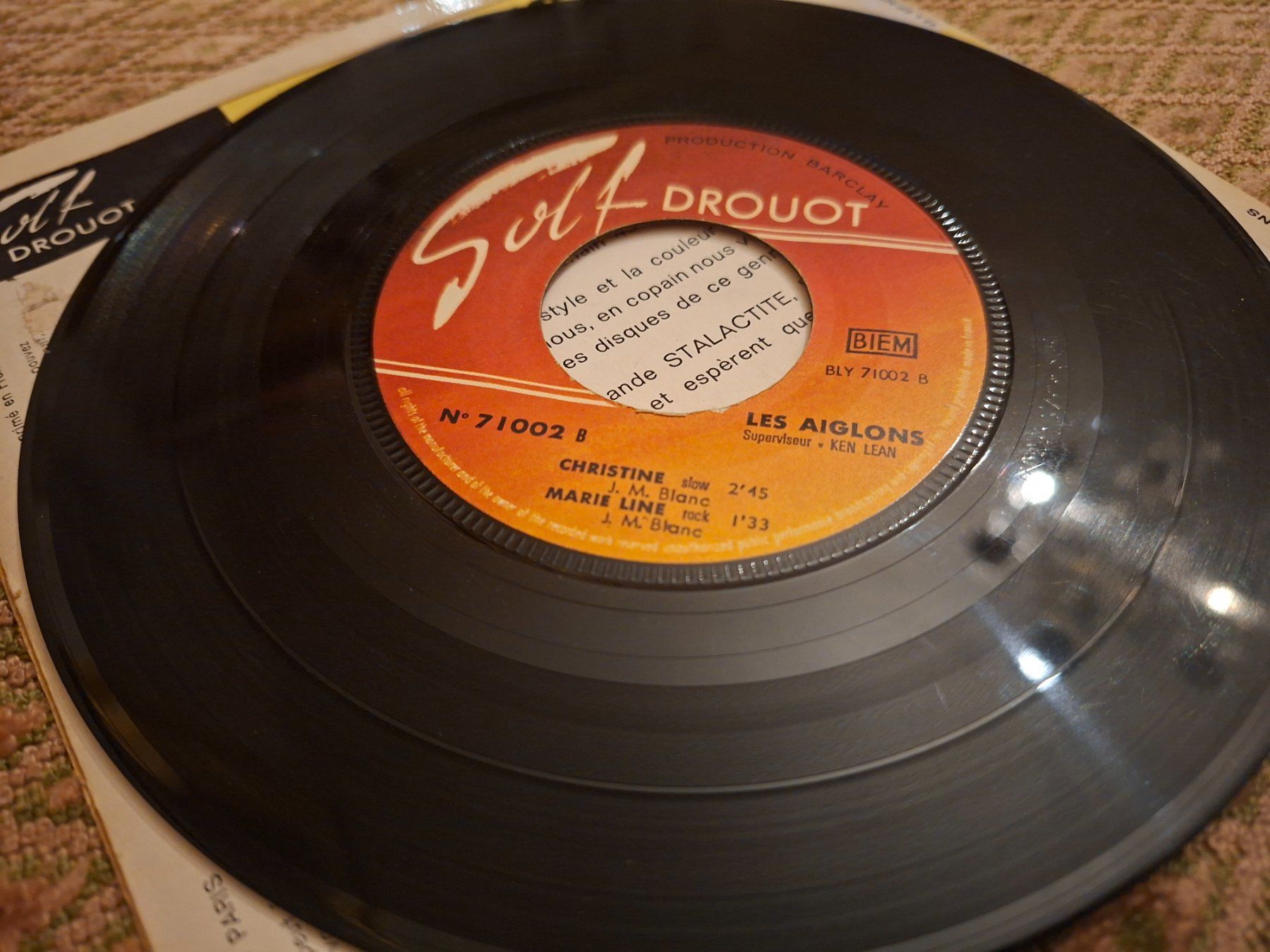 Dischi in vinile: Twist/Surf 7" - Les Aiglons - Stalactite - 1963 – Usato da Bernex venduto da Wannabehasbeen01 5