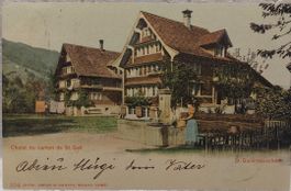 St. GALL - St Gallerhäuschen - 1901