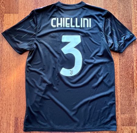Juventus Turin Away Shirt - 2021/22 - mit Print Chiellini