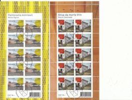M1314 - 2 Feuillets architecture contemporaine 1er jour