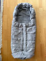 Kuschliger Babycab Winter-Fusssack Sterne – grau