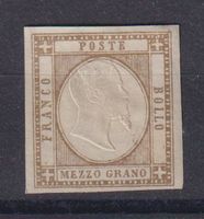 Italien 1861: Viktor Emanuel II - Mezzo Grano (*)