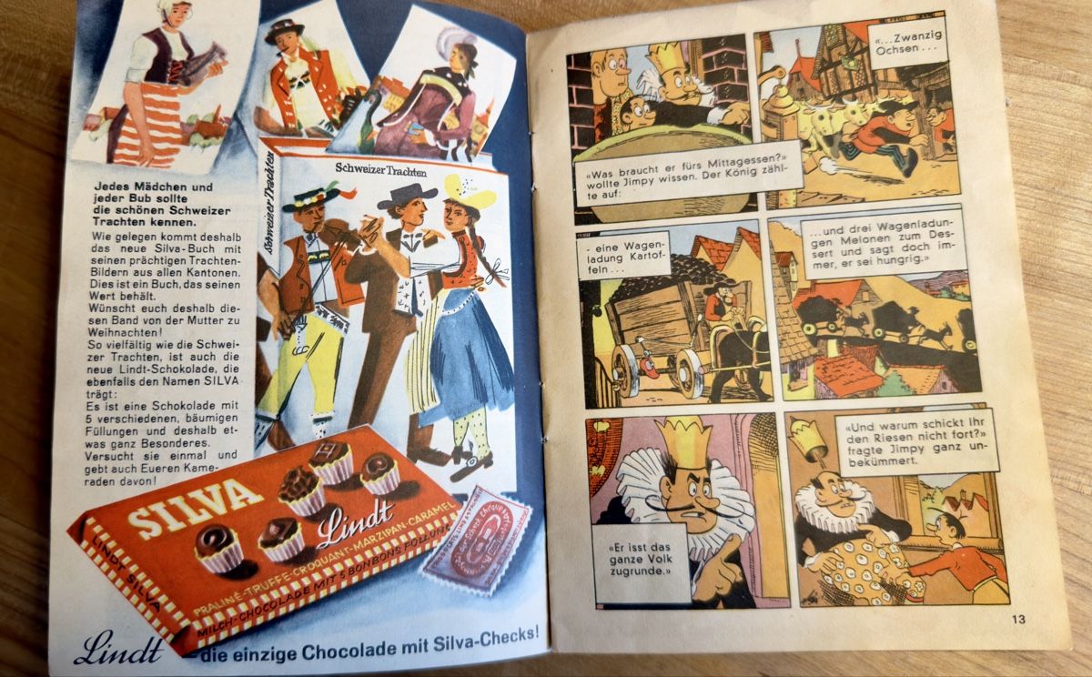 Riviste & Magazine: Alte JUNIOR Kinderzeitung Dezember 1954 – Usato da Thunstetten venduto da Specht71 6