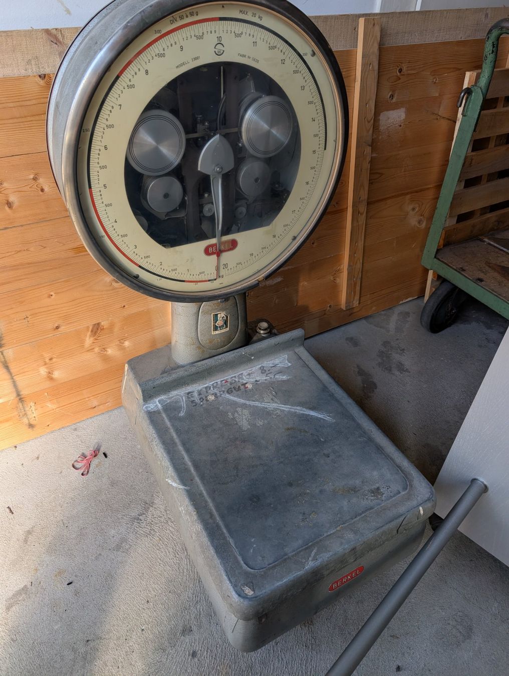 Berkel Bilance e pesi: Berkel Paketwaage alt, bis 20kg – Usato da Herisau venduto da Cevianer1844