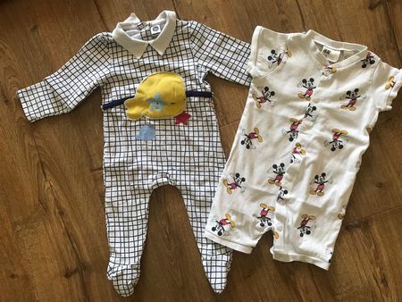 2 Baby Pyjamas (3-6 months)
