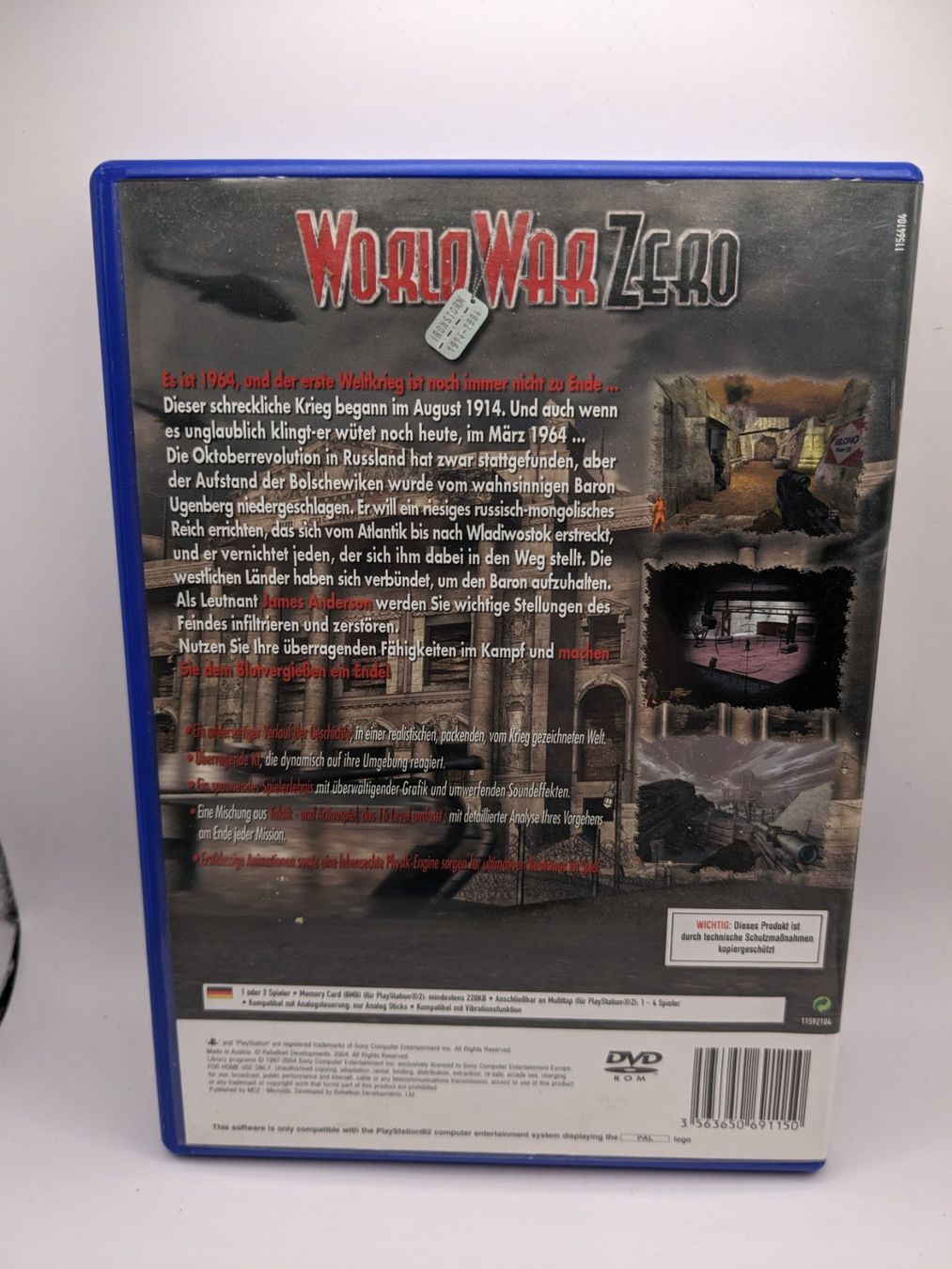Sony Giochi: World War Zero - IronStorm- Playstation 2 Game PAL PS2 – Usato da Hünenberg See venduto da SpecialEditionGaming 2
