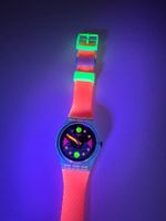SWATCH*GENT*GL102 *TOUR *1991*NEU*BESTZUSTAND *TOP*NEON