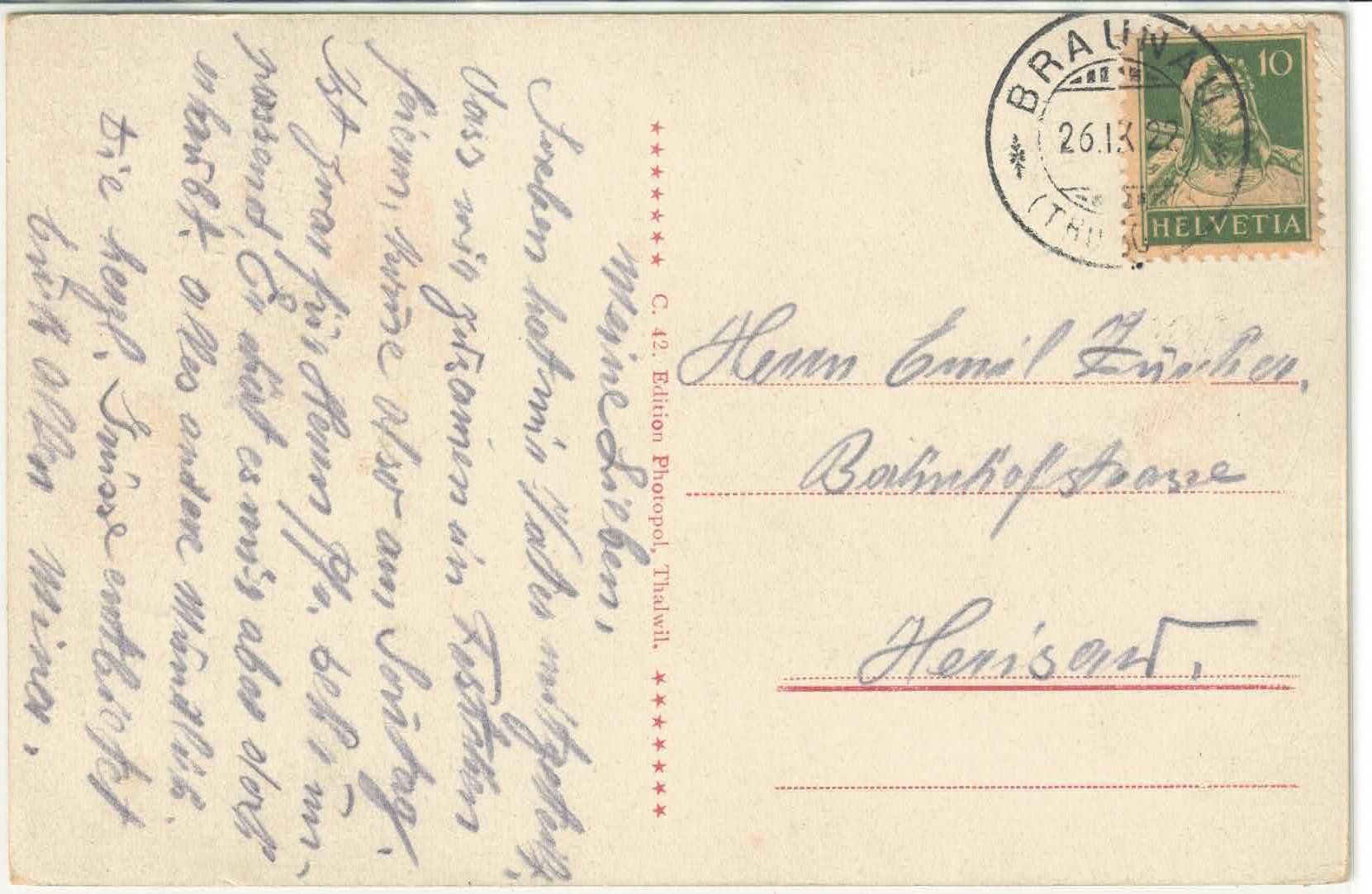 Cartoline postali: Brunau - Generalansicht – Usato da Ettingen venduto da Kartenplanet 1