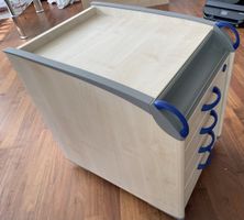 Rollcontainer Moll Ahorn Dekor, 4 Schubladen Top!