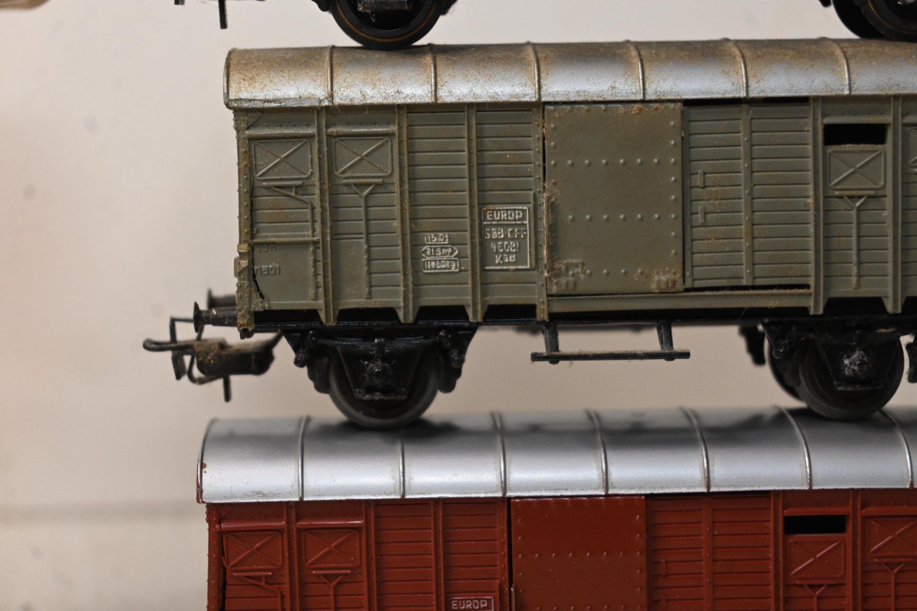 Märklin Modelleisenbahnen: Märklin Güterwagen mit OVP , 4 Stück – Gebraucht aus Laupen ZH von Zmoewe 4