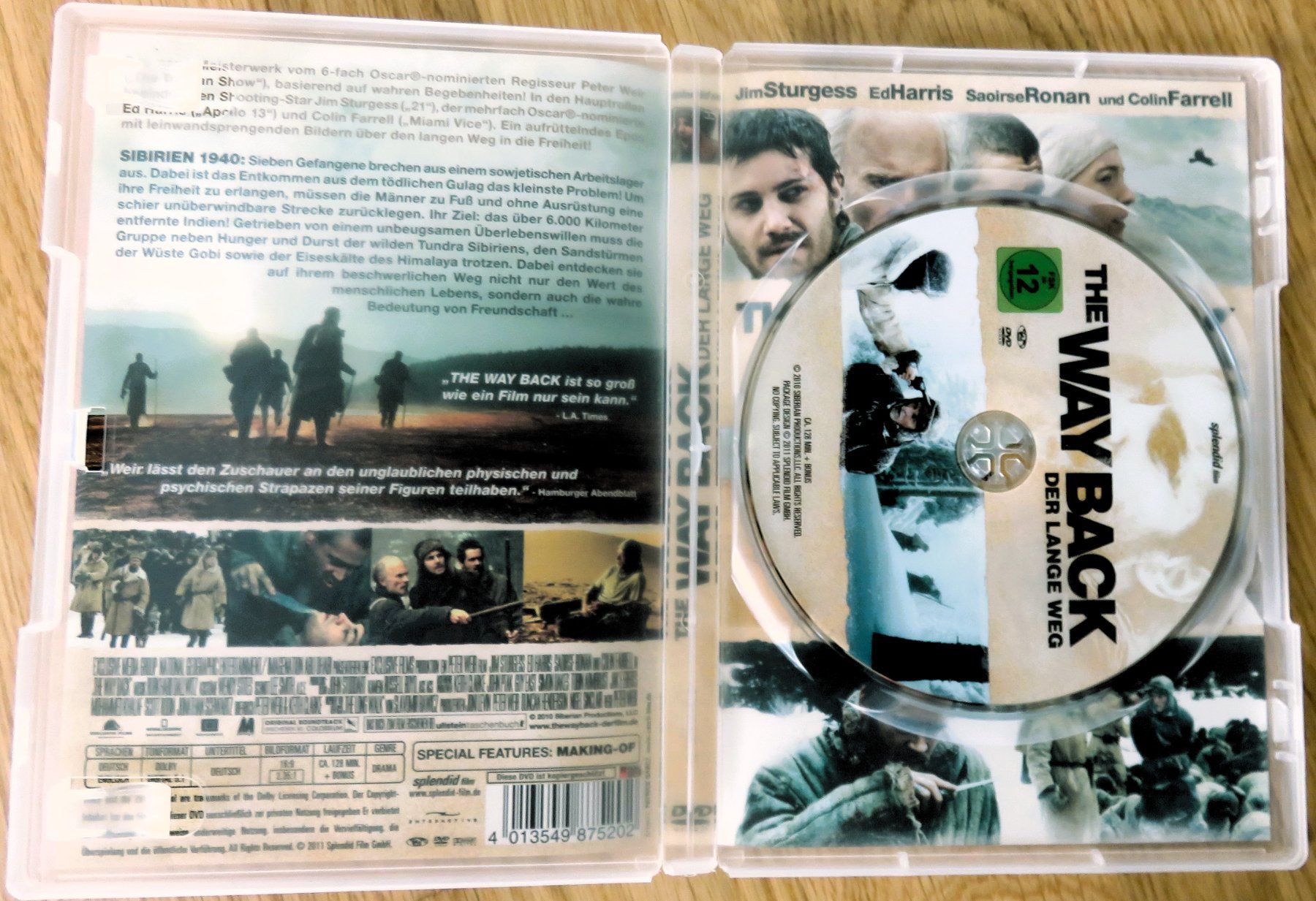 Tutti i DVDs: DVD The Way Back – Usato da Riehen venduto da martinaaebersold 1