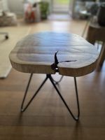 Teak Holz Hocker/Beistelltisch, massiv - top!
