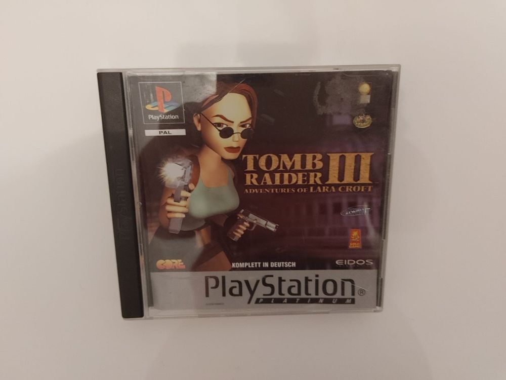 Tomb Raider III sous blister - PSX - : argus jeux vidéo d
