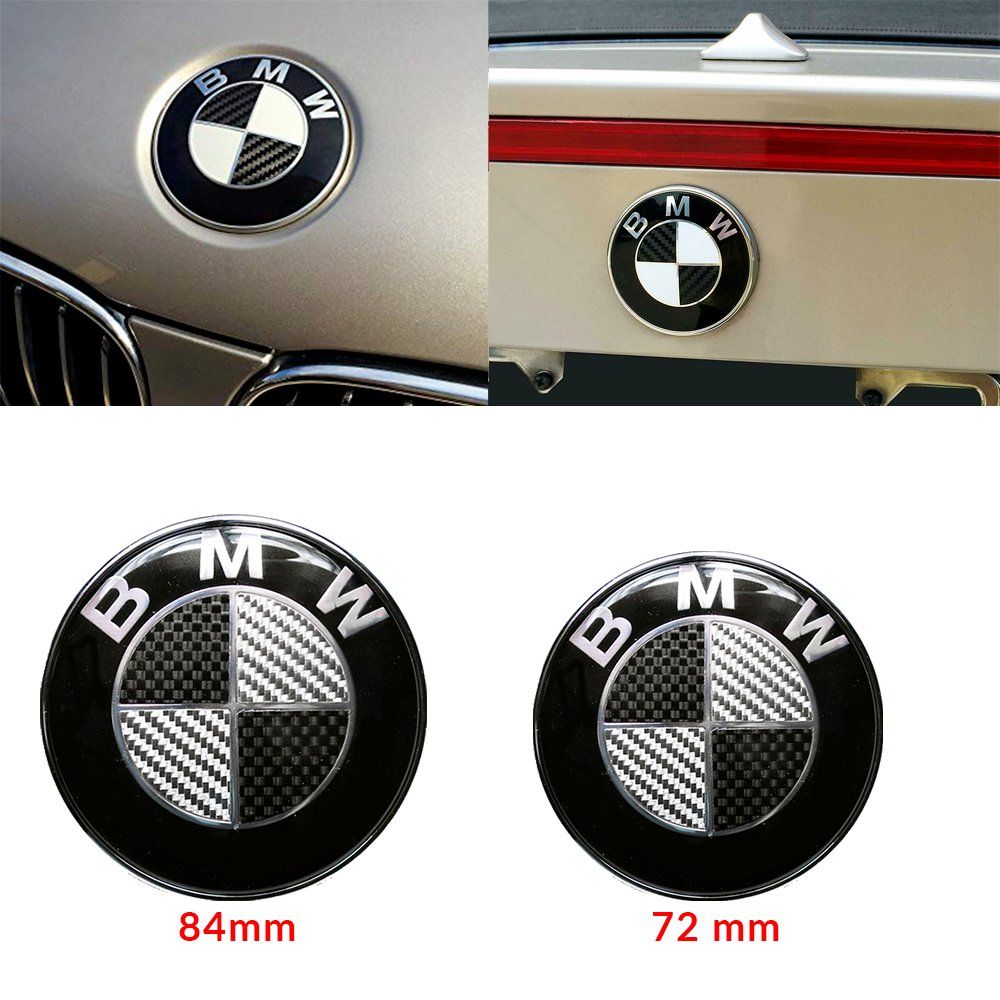 BMW Toutes les pièces auto: BMW Emblem Set in schwarz – Neuf avec emballage d'origine à Lupfig par World-of-Car-shop 1