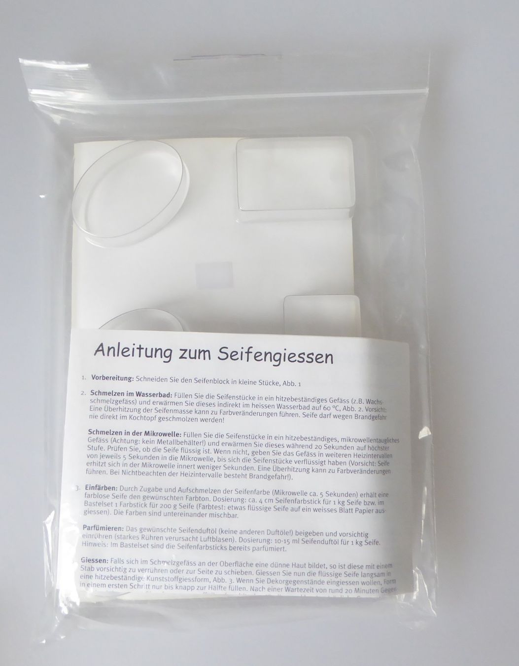 Sciablone: Seifen-Giessform 6er – Nuovo e nell'imballaggio originale da Mauren venduto da Yeelen 1