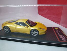 BBR - Ferrari F 458 Italia - gelb mét. - in Originalbox BBR