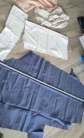 Stoffreste-Sortiment: vintage Baumwolle, Biedemeier & Jeans