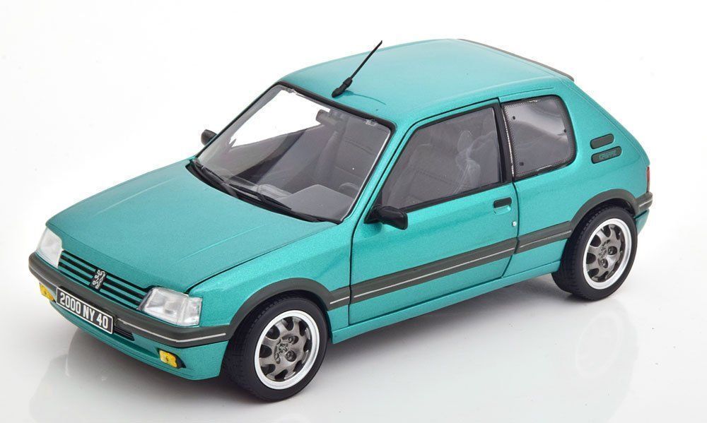 Norev Peugeot 205 GTI Griffe 1990 Verde 1:43, Modellino Auto Collezione 471722 - Foto 2