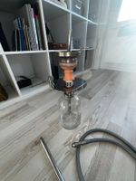 Top edle Glas Shisha Edelstahl Wasserpfeife