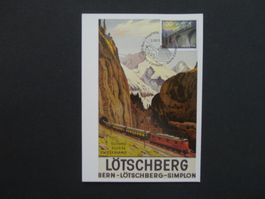 2013 Nr. 1452 auf Maximumkarte Lötschberg