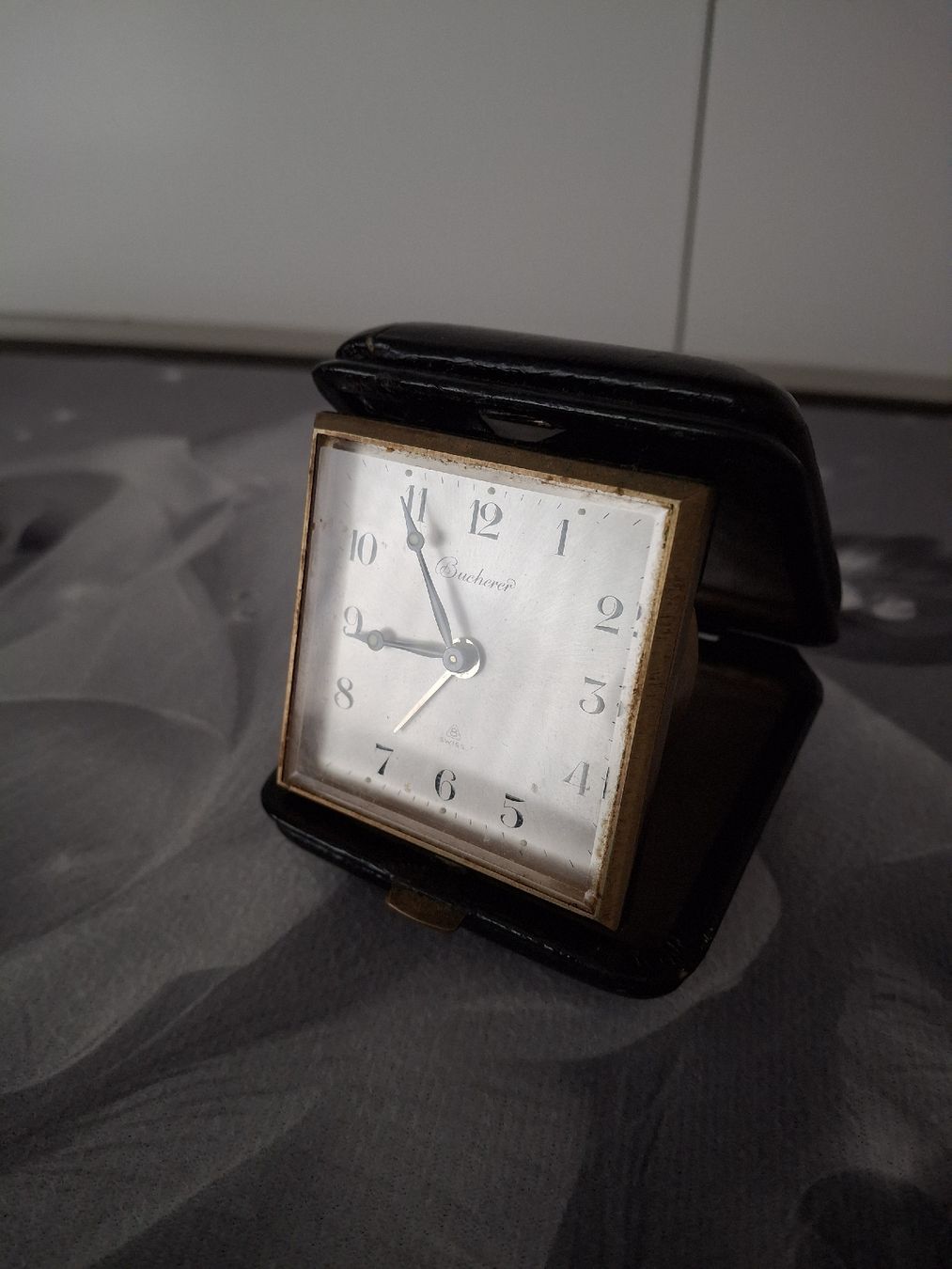 Bucherer Sveglie: Bucherer Reisewecker. Handaufzug. Ab,1.- Chf. – Usato da Reiden venduto da Flomy-72 2