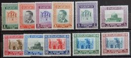 Jordanien Kat. 290-300 ** 1954 Kat. 25 Euro