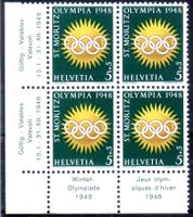 OLYMPISCHE WINTERSPIELE 1948 SONNE VON ST. MORITZ ** - K568