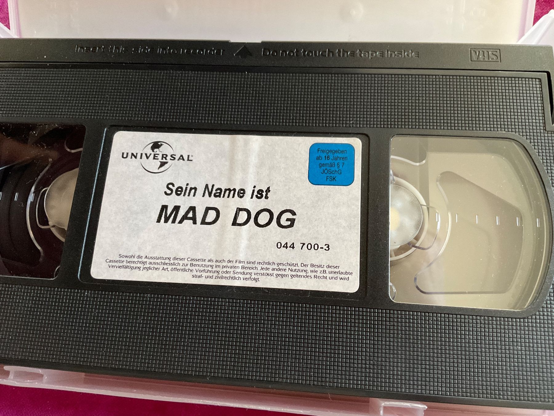Toutes les VHS: VHS Sein Name ist Mad Dog – D'occasion à Biel/Bienne par heygio 1