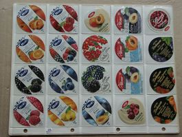 40   verschiedene     Konfitüren Deckeli