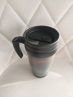 IKEA Thermobecher Grau/Schwarz